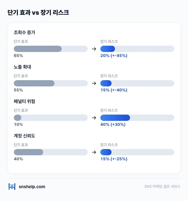 youtube-views-safe-vs-buy 인포그래픽