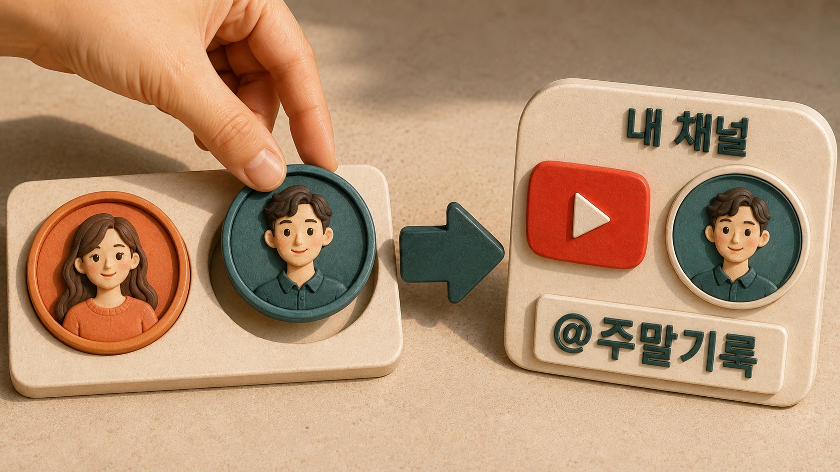 유튜브 채널 만들기: 모바일에서 계정 확인부터 @핸들까지