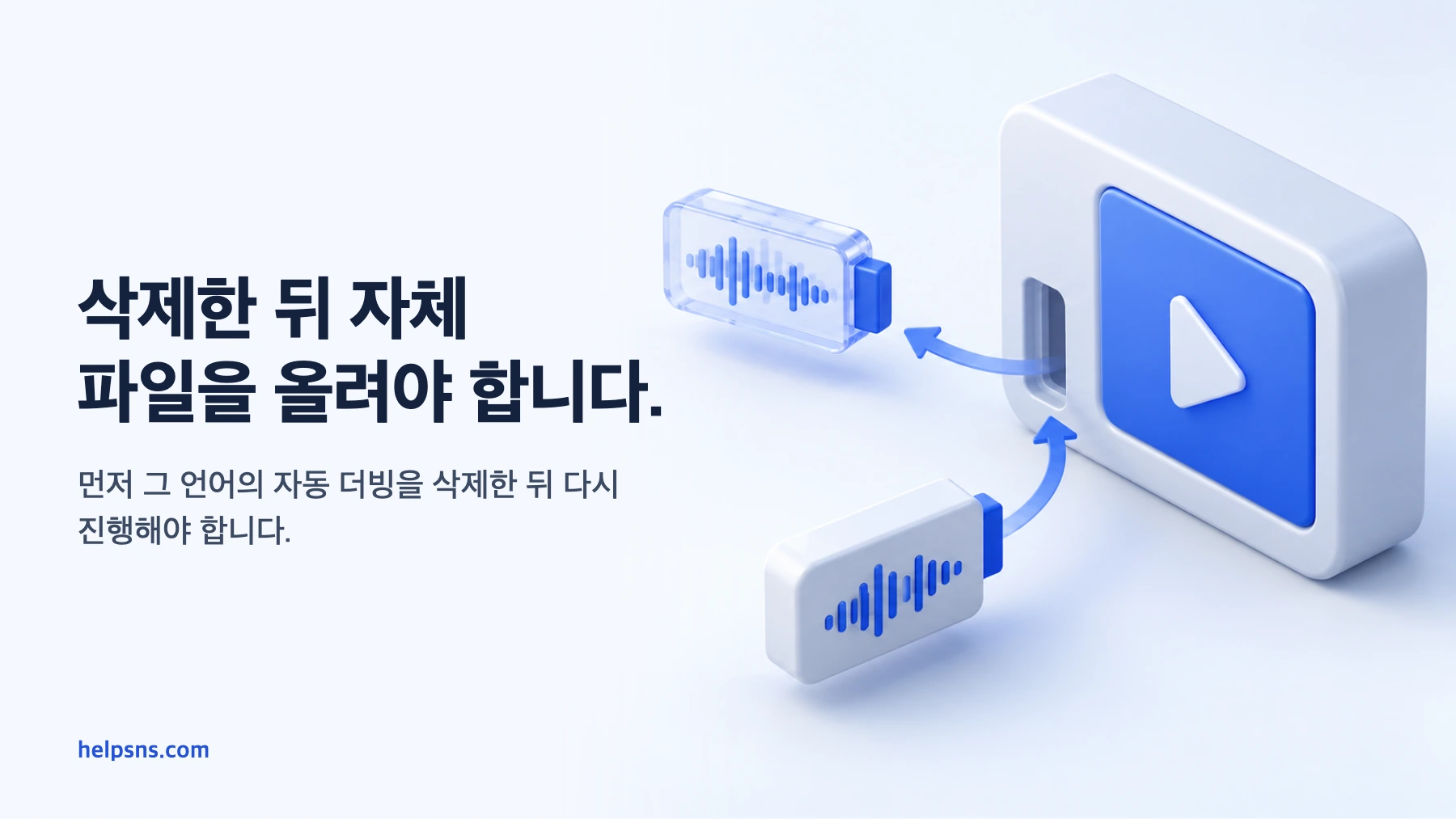 유튜브 다국어 오디오는 어떻게 설정하나요? 자동 더빙, 직접 더빙 게시와 교체 방법